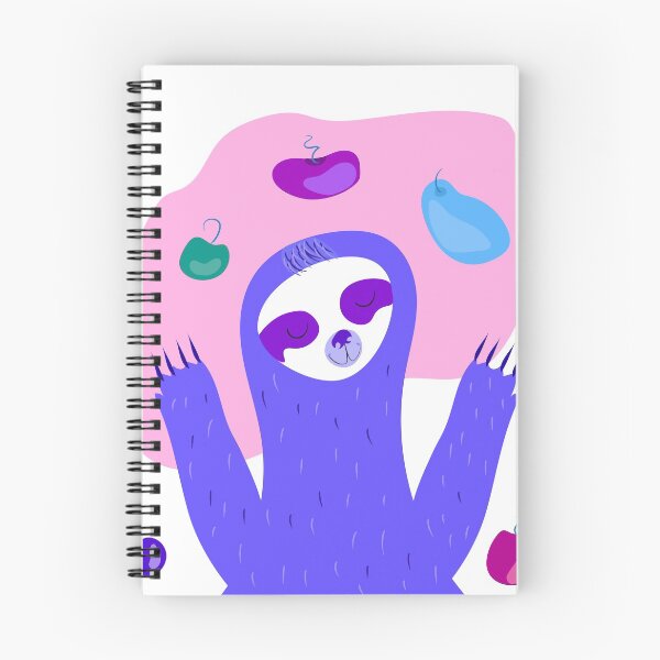 Item preview, Cute colorful sloth illustration designed and sold by Gabrielle Freitas.