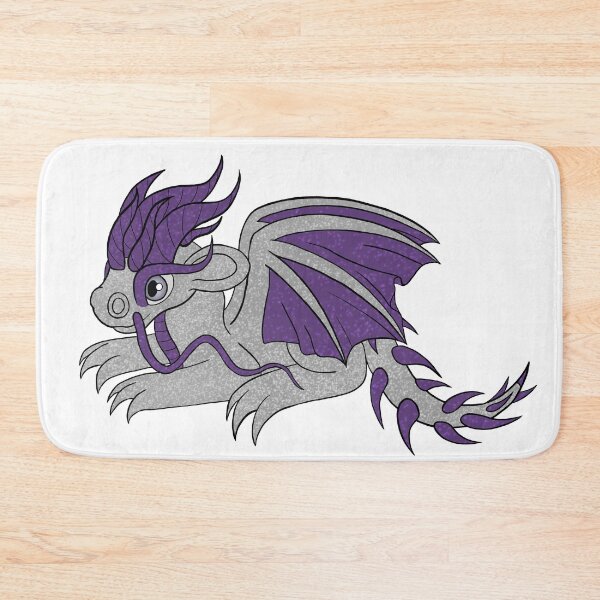 Item preview, Adorable Baby Dragon, Silver and Purple designed and sold by EventideChaos.