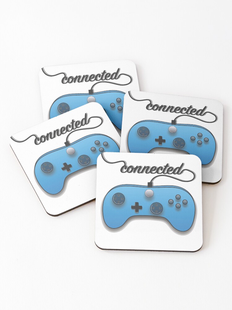 Thumbnail 1 of 5, Coasters (Set of 4), Connected designed and sold by MaritzaGoodIdea.