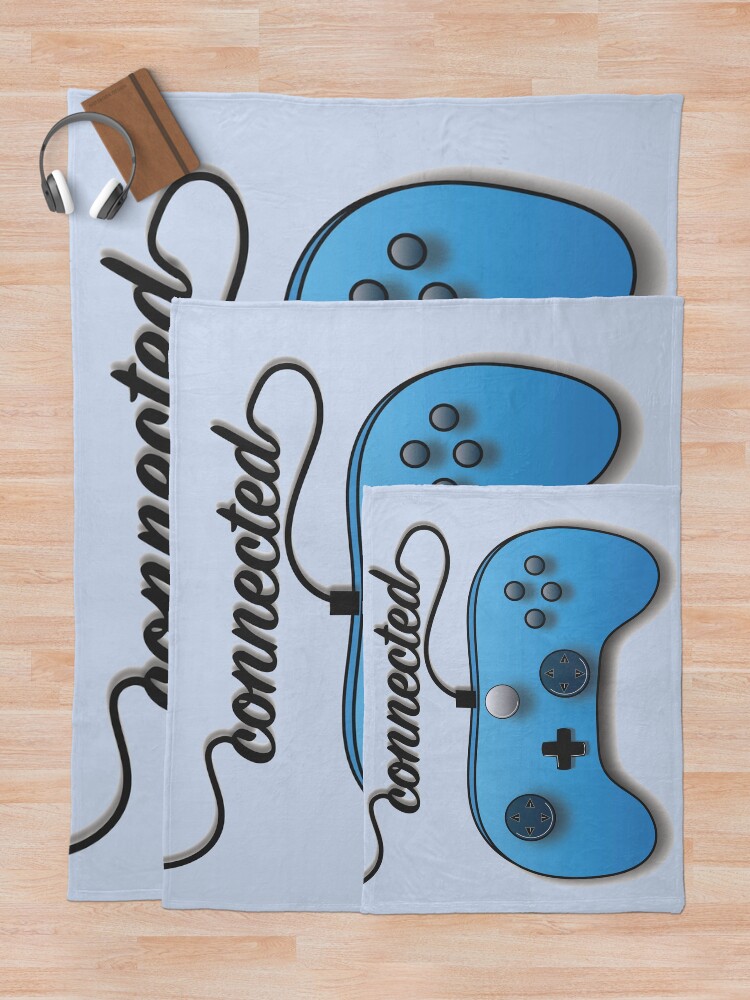 Imagen 5 de 6, Manta con la obra Conectado, diseñada y vendida por MaritzaGoodIdea.