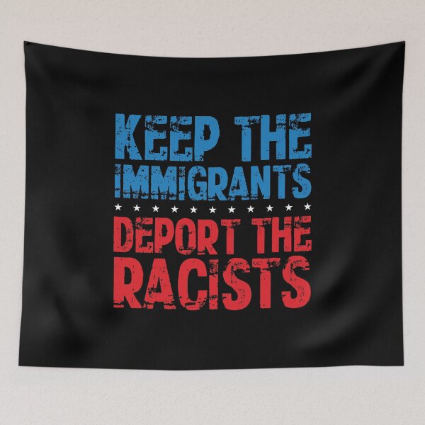 Item preview, Keep the Immigrants Deport the Racists Anti Racism designed and sold by Nailgun.