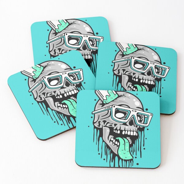 Item preview, Coloured Skull designed and sold by obviouslogic.