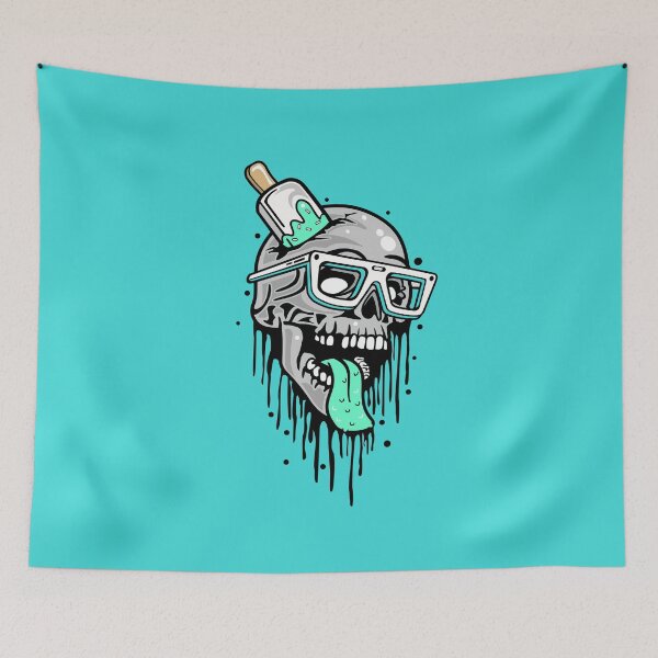 Item preview, Coloured Skull designed and sold by obviouslogic.