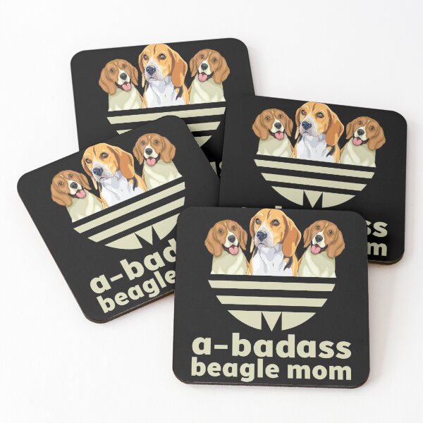 Item preview, Bad Ass Beagle Mom designed and sold by Unique-Tees.
