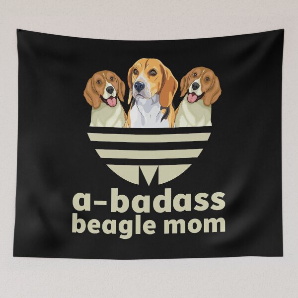 Item preview, Bad Ass Beagle Mom designed and sold by Unique-Tees.