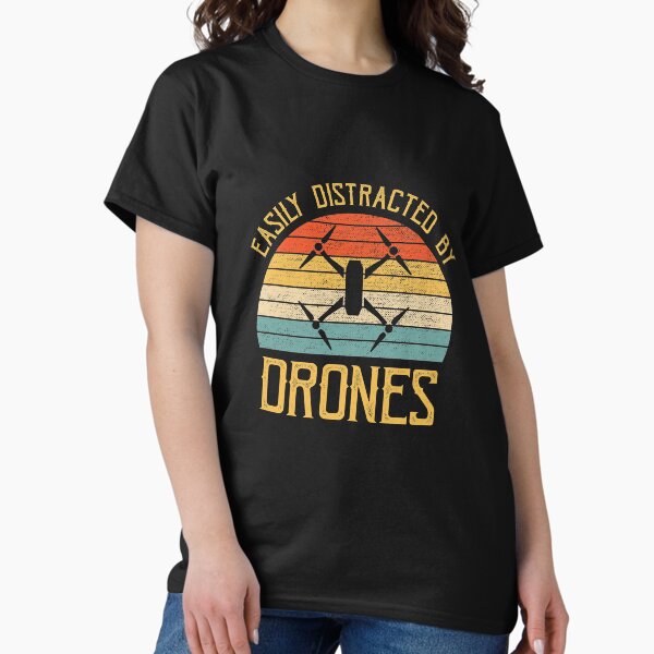 Item preview, Drone Pilot Easily Distracted - Tshirt and Merchandise designed and sold by Bendigo Aerial.