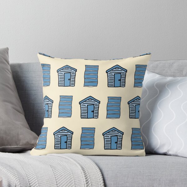 Item preview, Beach Huts and Beach Towels designed and sold by drawnbyemma.