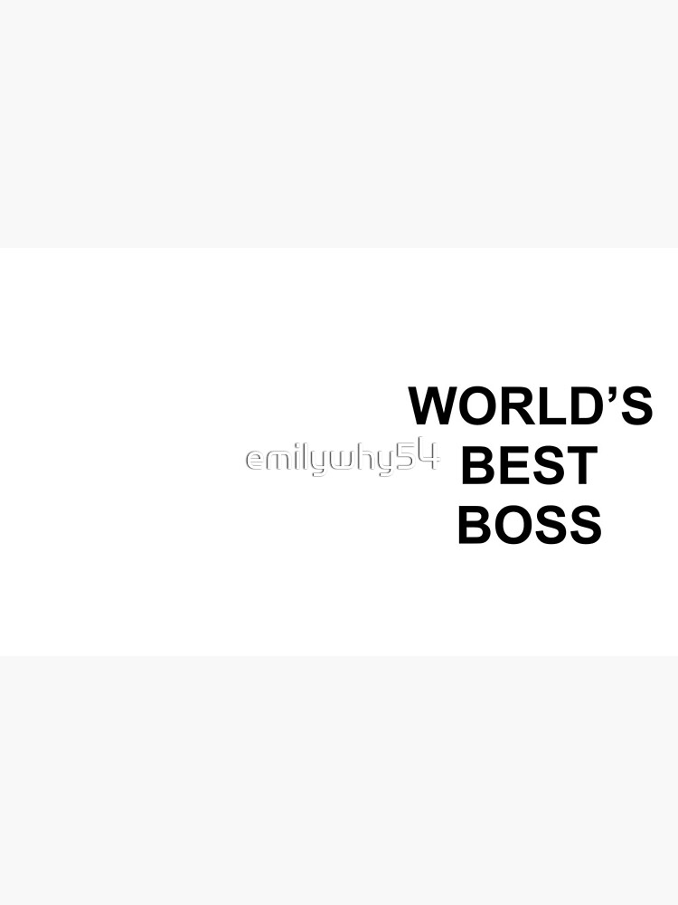 World's Best Boss by emilywhy54