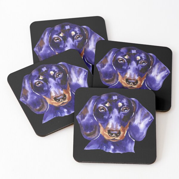 Item preview, Colorful Artistic Dachshund  designed and sold by EverythingKawai.
