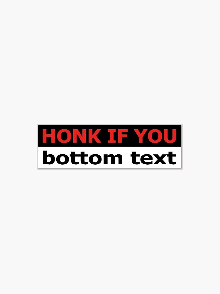 "bottom text " Sticker by AllieJae | Redbubble