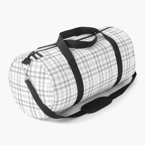 Item preview, White Plaid Tartan Textured Pattern designed and sold by Siu-Hong Mok.