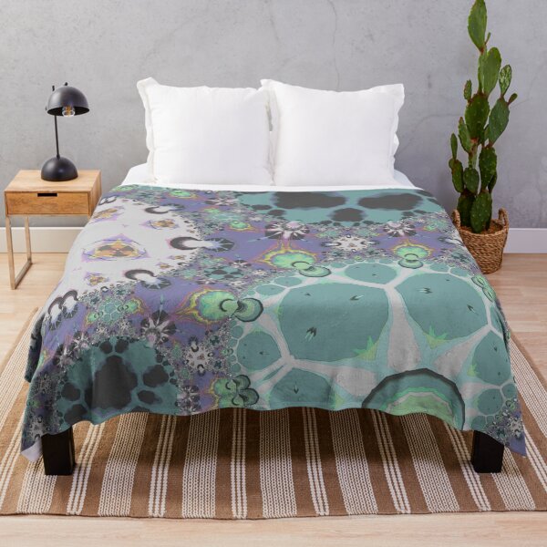 Item preview, Mint Green Fractal Patterns designed and sold by lacitrouille.