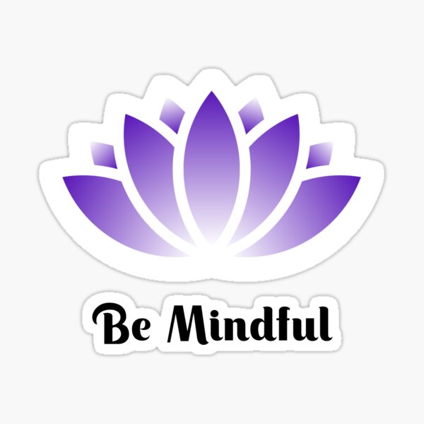 Item preview, Be Mindful Lotus Flower designed and sold by jungsuart.