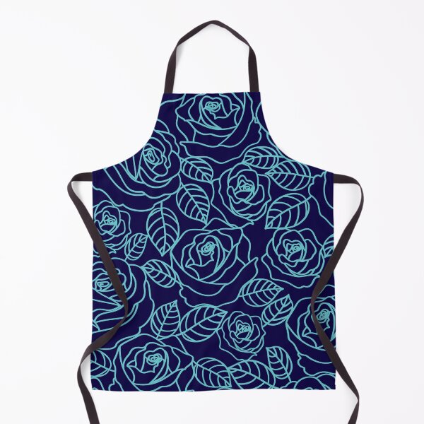 Item preview, Blue outlined roses designed and sold by magicbyrc.