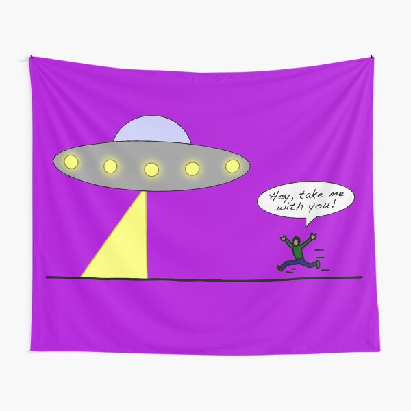 UFO: Take Me With You! Tapestry