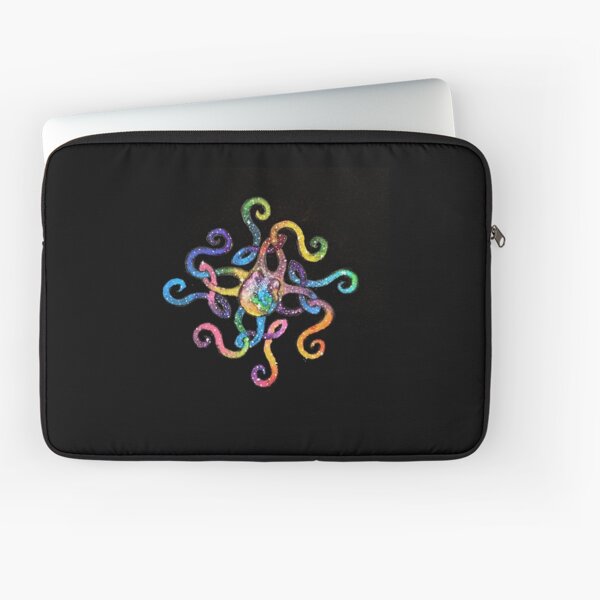 Cosmic Octopus Celtic Knot Laptop Sleeve