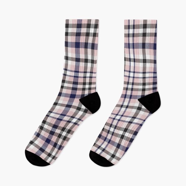 Item preview, Pink Navy Plaid Tartan Textured Pattern designed and sold by Siu-Hong Mok.