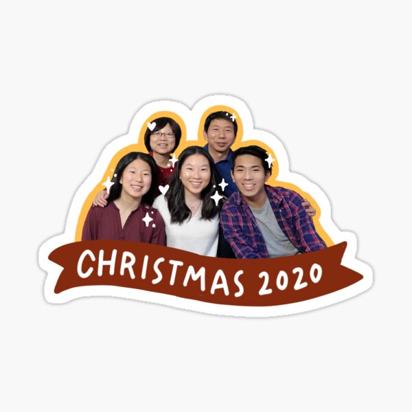 Annual obligatory family photo Sticker