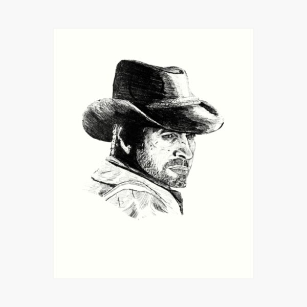 Arthur Morgan (Red Dead Redemption 2) Sketch by DinkyDoodlesArt on  DeviantArt