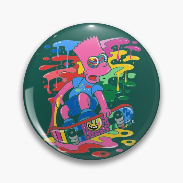 Item preview, Simpsons Trippin Skating Bart  designed and sold by XatoMias.