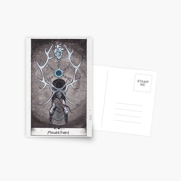 Mouathenic Tarot Art Postcard