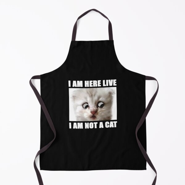 Item preview, I Am Here Live I Am Not A Cat designed and sold by DeandraFrederic.