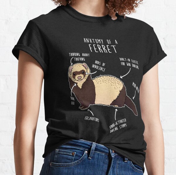 Item preview, Anatomy of a Ferret designed and sold by Clara Hollins.