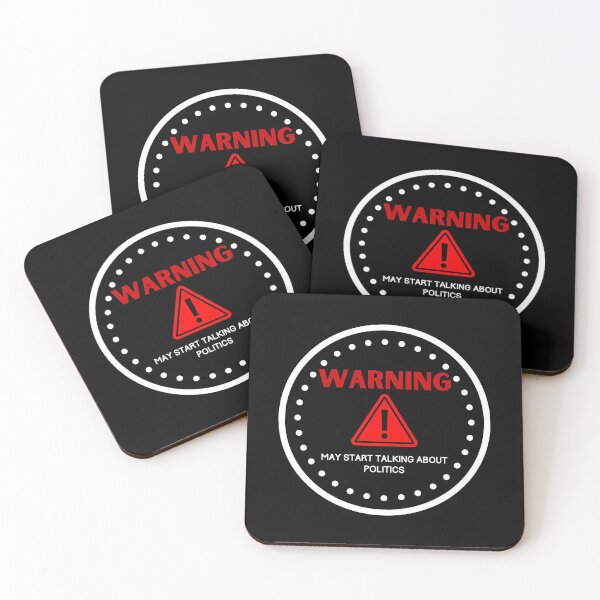 Item preview, Warning- May Start Talking About Politics  designed and sold by Urbanmedic.