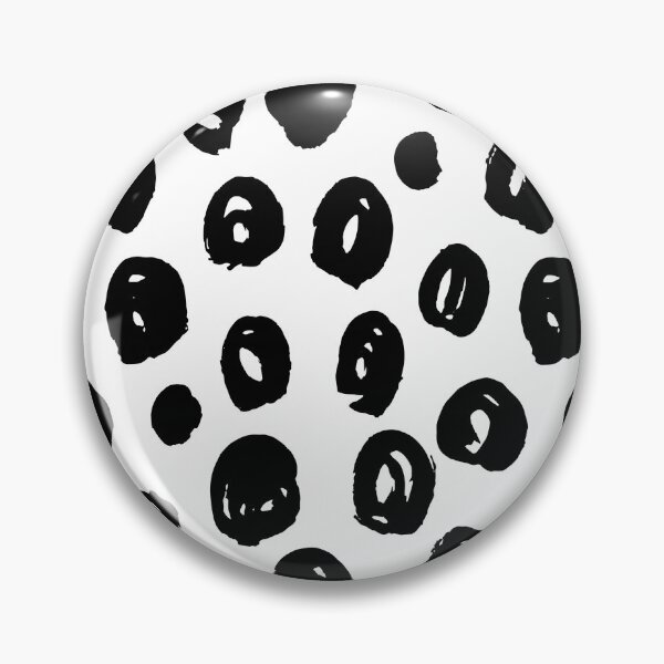 Item preview, Black And White Plant Artwork,  Distressed Circles designed and sold by GulQari.
