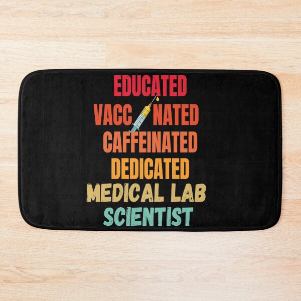 Item preview, EDUCATED VACCINATED CAFFEINATED DEDICATED MEDICAL LAB SCIENTIST designed and sold by Hippiesole.