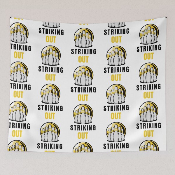 Item preview, Funny Saying Striking Out Bowling designed and sold by Clothing-Guru.