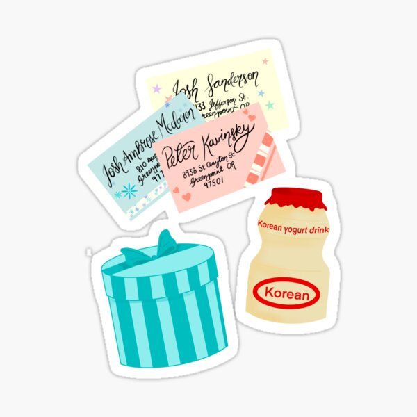 Item preview, To All The Boys I've Loved Before Pack| Lara Jean Letters | Always and Forever | Peter kavinsky | Love letters | Korean Yogurt Drink | hat Box designed and sold by scintillare.