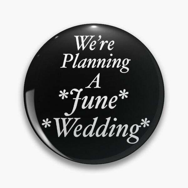 Item preview, We're Planning A June Wedding (Black) designed and sold by LiaRose22.