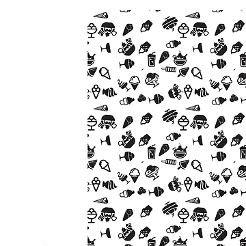 Artwork thumbnail, Random Ice Cream Pattern by Rell1970
