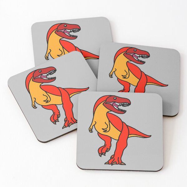 Item preview, Tyrannosaurus Rex Dinosaur Red Orange Artwork designed and sold by BOLD-Australia.