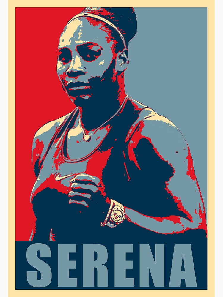 "Serena Williams" Sticker for Sale by conway92 Redbubble