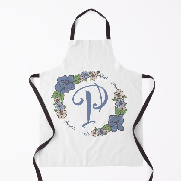 Item preview, Blue Floral P designed and sold by missmann.