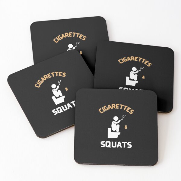 Item preview,   Cigarettes and squats (graphic version) designed and sold by FourNuns.