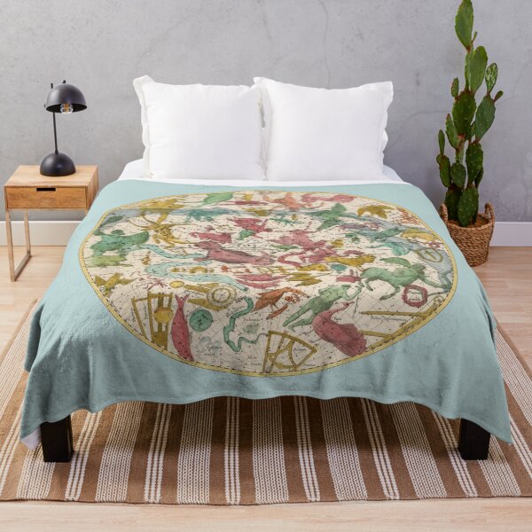 Item preview, Starry Hemisphere Rams: Constellations map in 1801  designed and sold by ganje.