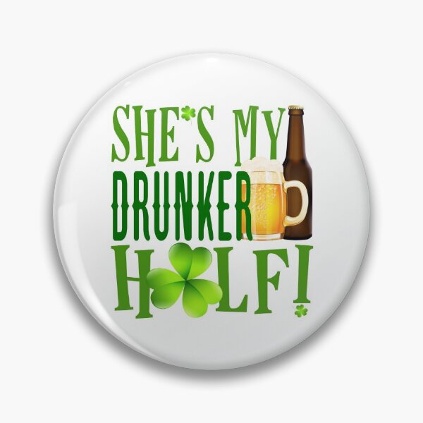 Item preview, She’s My Drunker Half! designed and sold by PawsitiveMum.