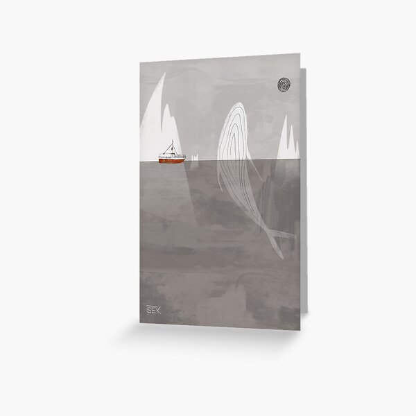 Red Ship Greeting Card