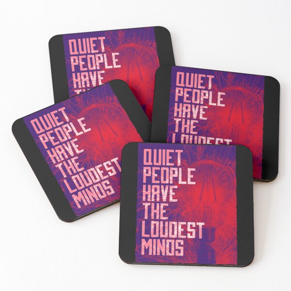 Item preview, Quiet People Have The Loudest Minds - Quote designed and sold by RedQuality.