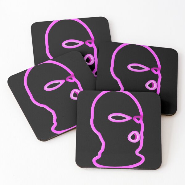 Item preview, Pink Full face mask Hooligan // Ski mask designed and sold by PGPshop.