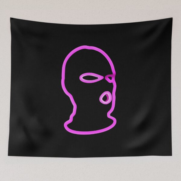 Item preview, Pink Full face mask Hooligan // Ski mask designed and sold by PGPshop.