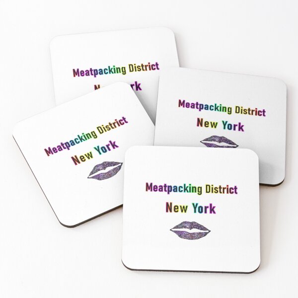 Item preview, Meatpacking District N Y - 3 Glitter Lips designed and sold by KATKattalestv.