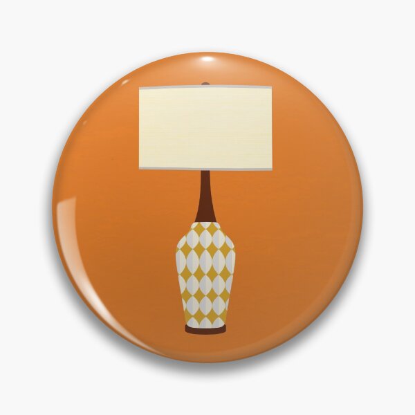 Item preview, Mid-Century Modern Harlequin Lamp Orange Background designed and sold by darklanterndsn.