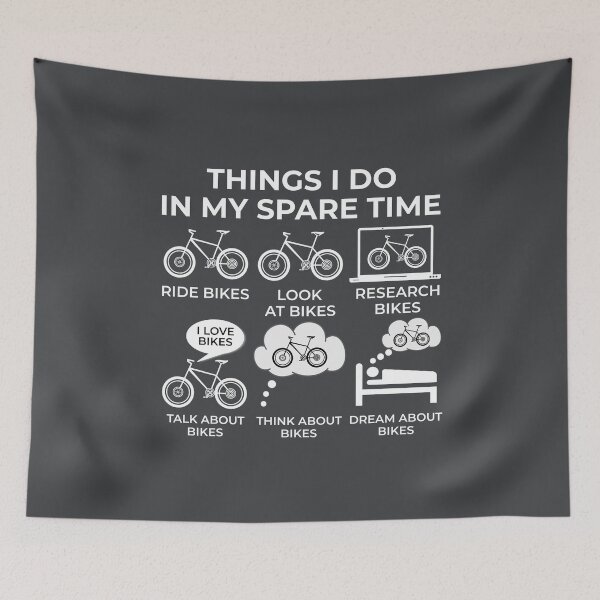 Item preview, Things I Do In My Spare Time - Bike designed and sold by Bubble Co Clothing and Accessories.