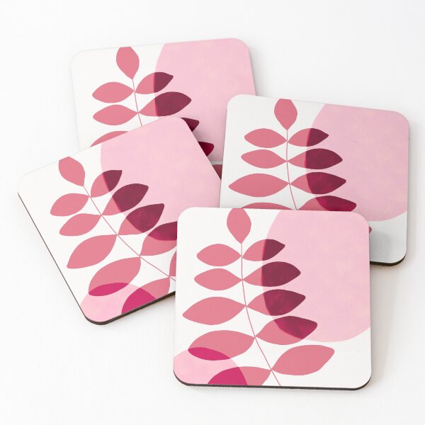 Item preview, Pink Modern Abstract Leaf designed and sold by Mirushy.