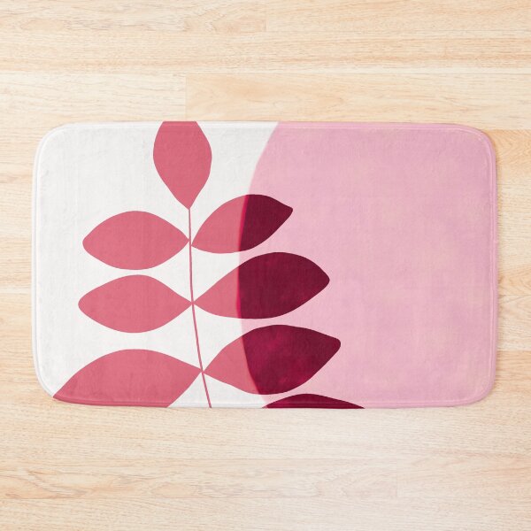 Item preview, Pink Modern Abstract Leaf designed and sold by Mirushy.