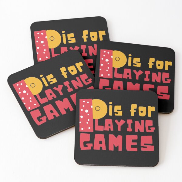 Item preview, Copy of P is for Playing Games Red and Yellow Design designed and sold by SweetAndSpice.
